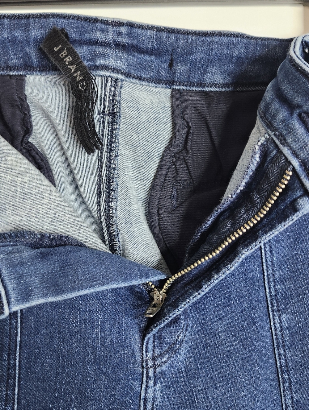 J Brand Arkin Zip Ankle Jogger Womens 29 Intrepid Denim Blue Utility Jeans - Picture 8 of 14